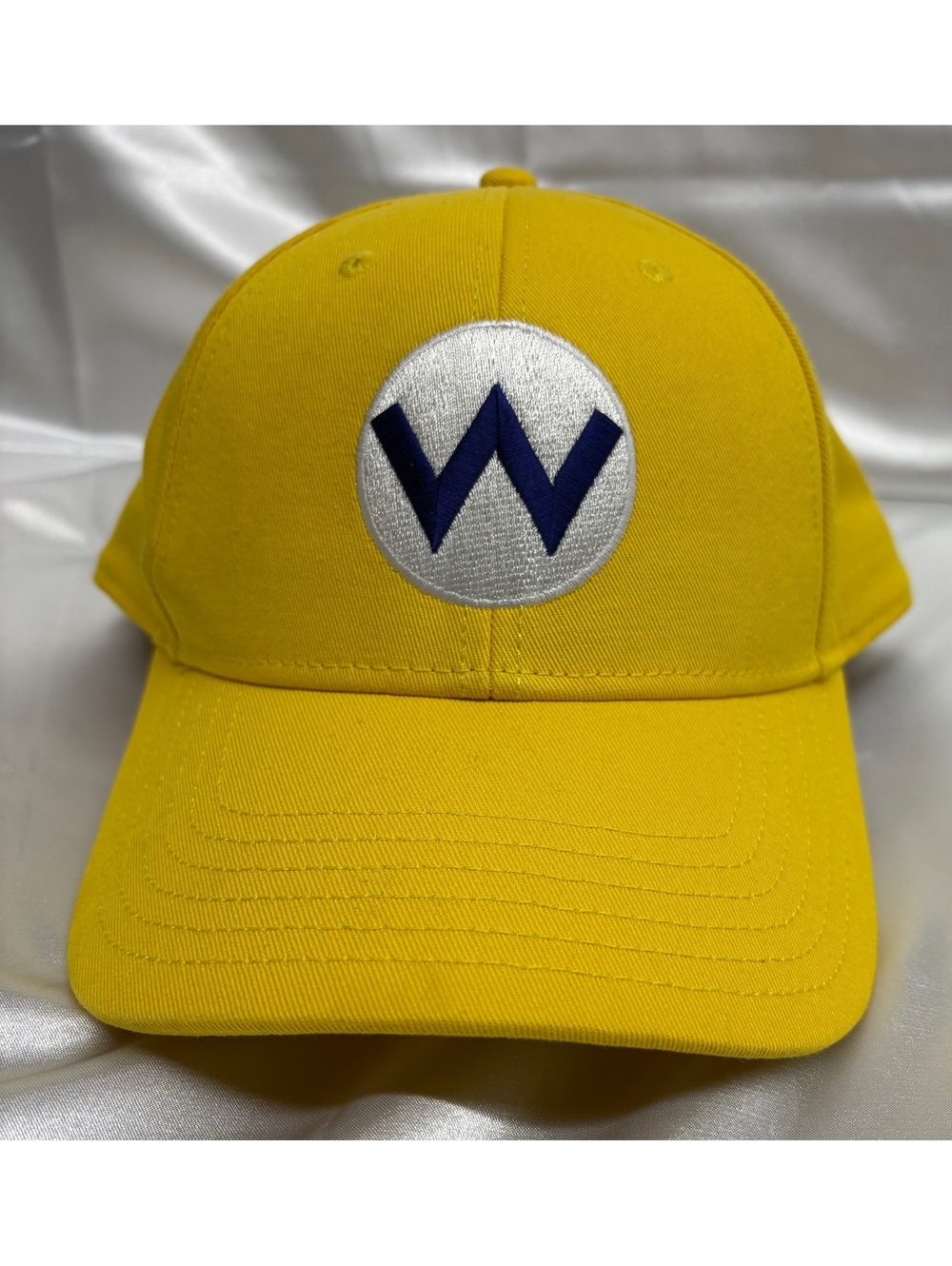 Nintendo Official Super Mario Wario Yellow Baseball Cap Bioworld Authentic EUC